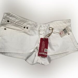 Guess? Y2K White Denim Women Shorts